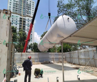 Dự án thi công hệ thống xử lý nước thải sinh hoạt 100m3 tại Quận 7, TP.HCM