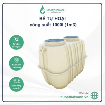 Bể tự hoại 1000l (1m3)