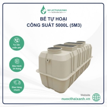 Bể tự hoại 5000l (5m3)