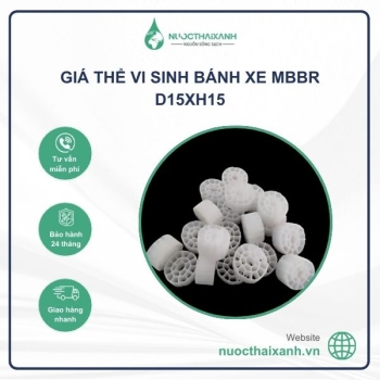 Giá thể vi sinh bánh xe MBBR D15xH15