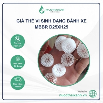 Giá thể vi sinh dạng bánh xe MBBR D25xH25