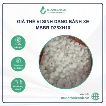 Giá thể vi sinh dạng bánh xe MBBR D25xH10
