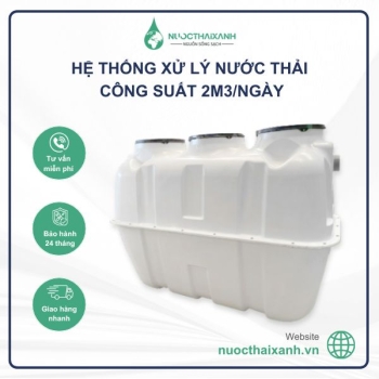 Hệ thống xử lý nước thải 2m3/Ngày