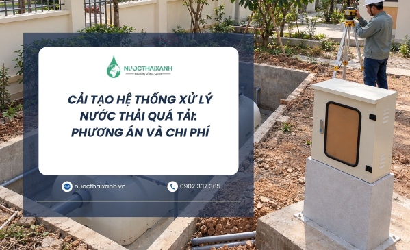 Cải tạo hệ thống xử lý nước thải quá tải: Phương án và chi phí