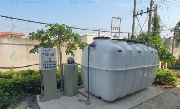 Xử lý nước thải sinh hoạt tại Thái Bình công suất 5m3/ngày