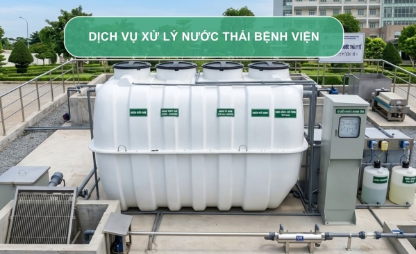 Xử lý nước thải bệnh viện, phòng khám - Báo giá thi công trọn gói
