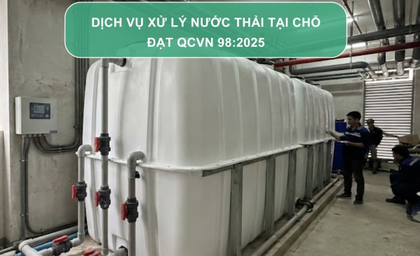 Dịch vụ xử lý nước thải tại chỗ