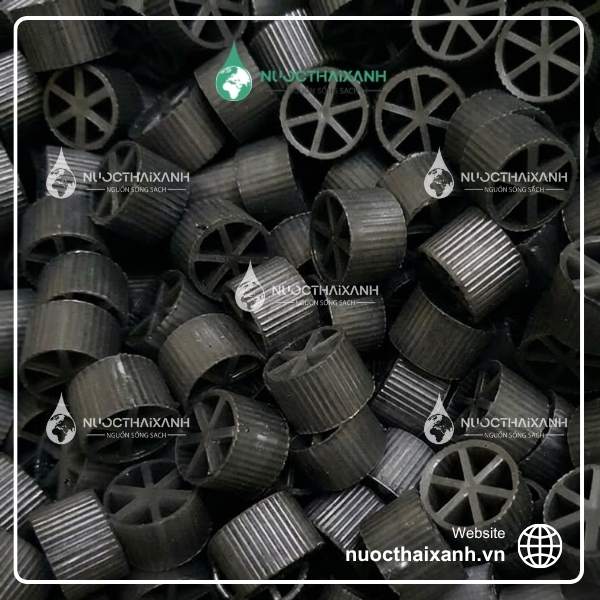 Giá thể vi sinh dạng bánh xe 6 lỗ D15xH10