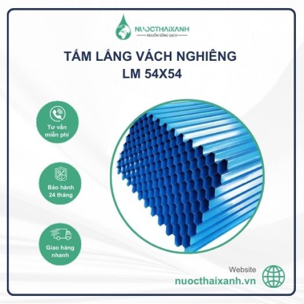 Tấm lắng vách nghiêng LM 54x54