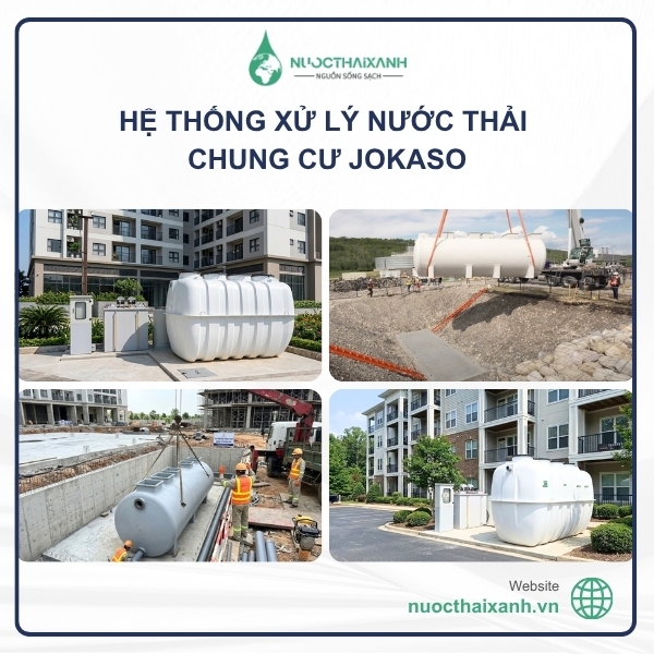 Hệ thống xử lý nước thải chung cư Jokaso