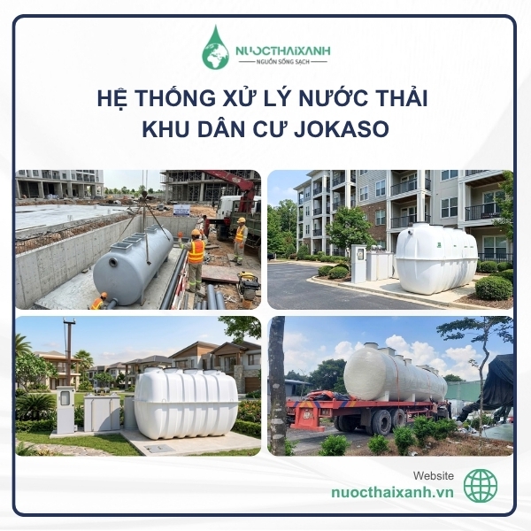hệ thỗng xử lý nước thải khu dân cư Jokoso