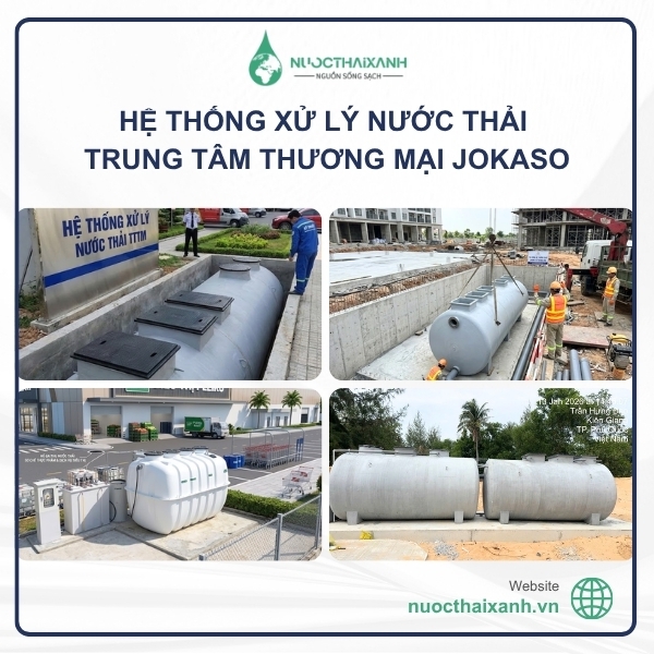 Hệ thống xử lý nước thải trung tâm thương mại Jokaso