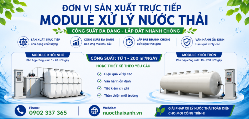Module xử lý nước thải giá rẻ