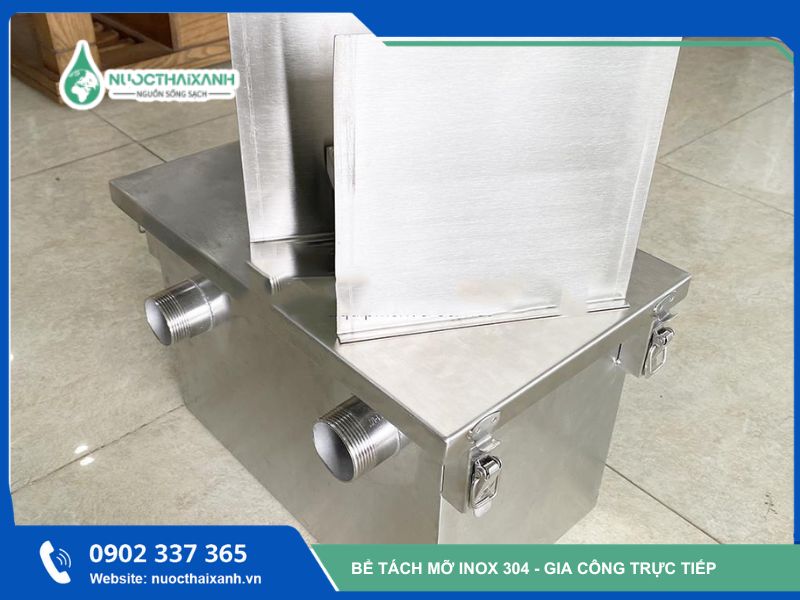 thùng lọc mỡ inox