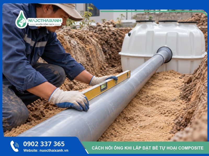 Cách đặt ống be phốt 3 ngăn chuẩn