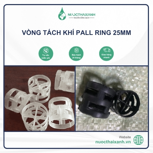 vòng tách khí pall ring 25mm