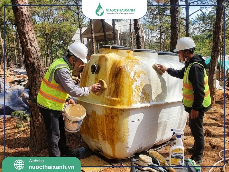 xử lý nước thải sinh hoạt bằng bể tự hoại​