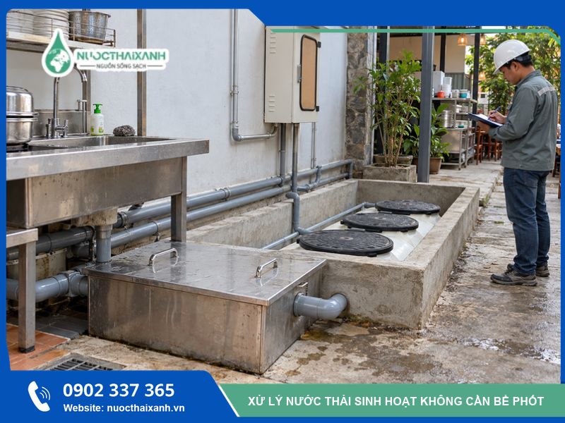 bể tách mỡ trong xử lý nước thải