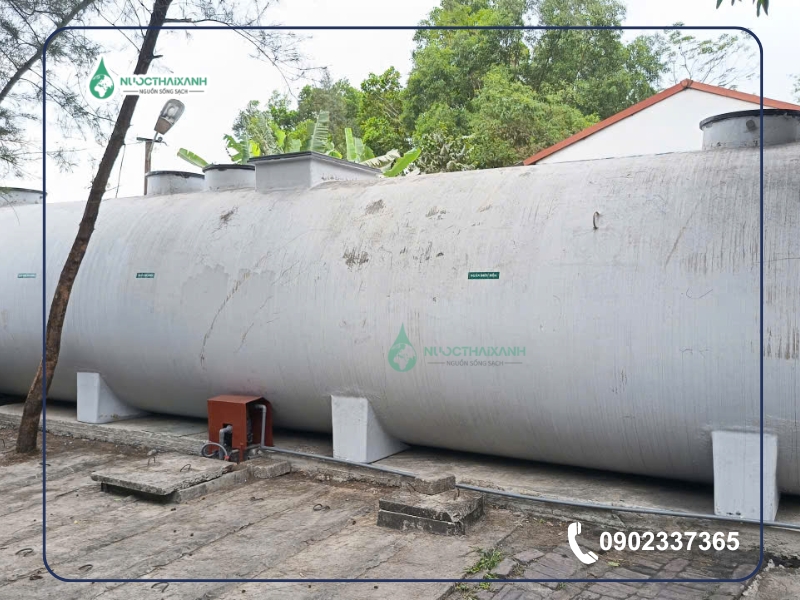 bể xử lý nước thải 30m3/ ngày