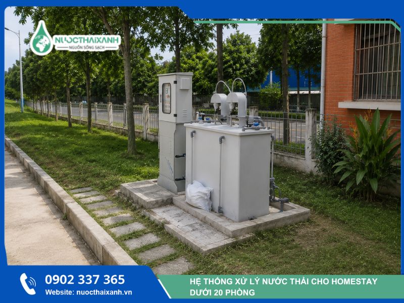 bể xử lý nước thải jokaso homestay