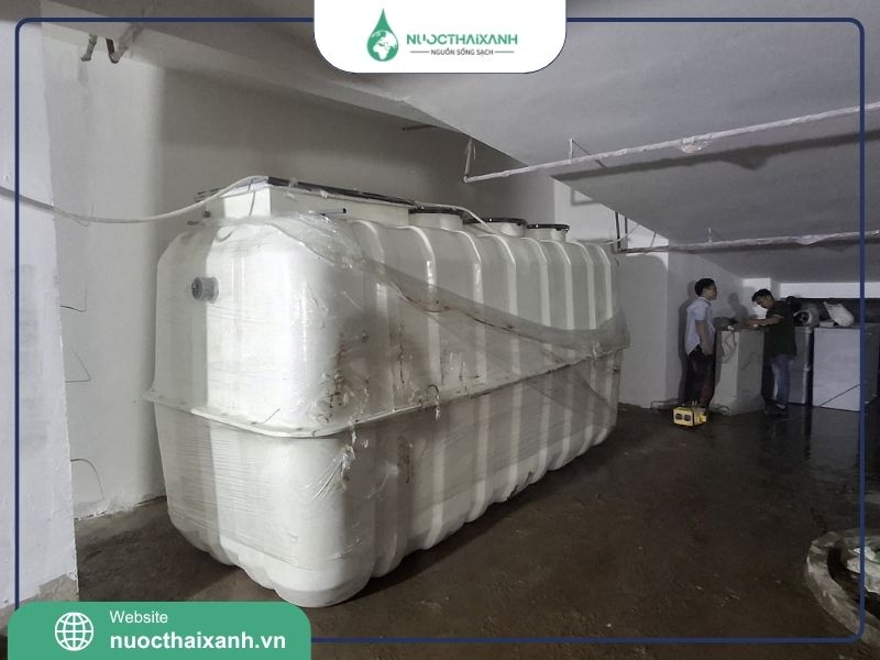 Bể xử lý nước thải sinh hoạt