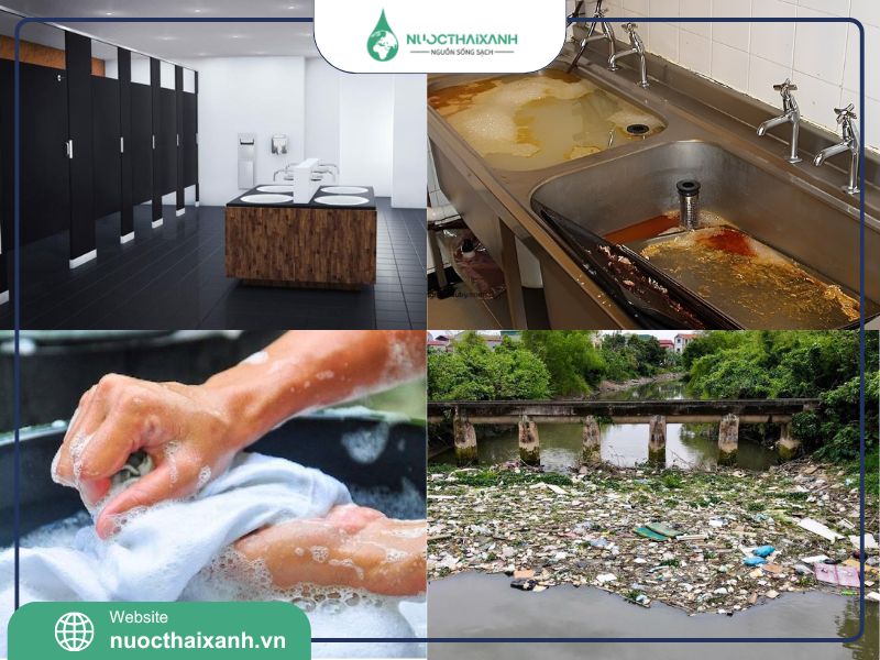 Nguồn phát sinh nước thải sinh hoạt