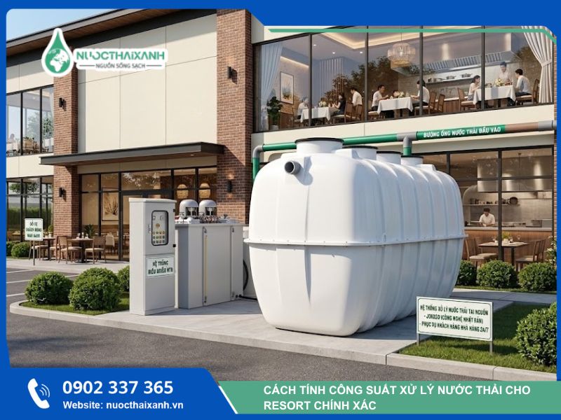 cách tính công suất xử lý nước thải