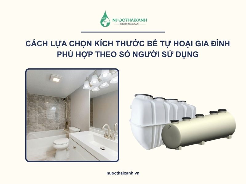 dung tích bể phốt gia đình