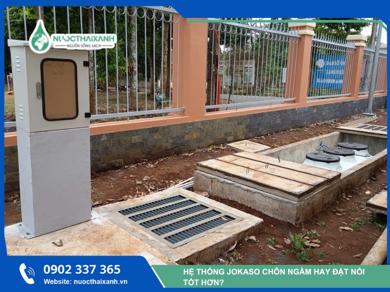 hệ thống xử lý nước thải jokaso chôn ngầm