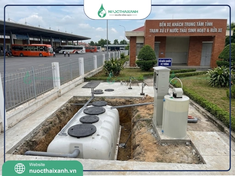 hệ thống xử lý nước thải bến xe