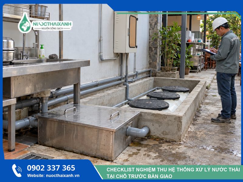 kiểm tra hệ thống xử lý nước thải