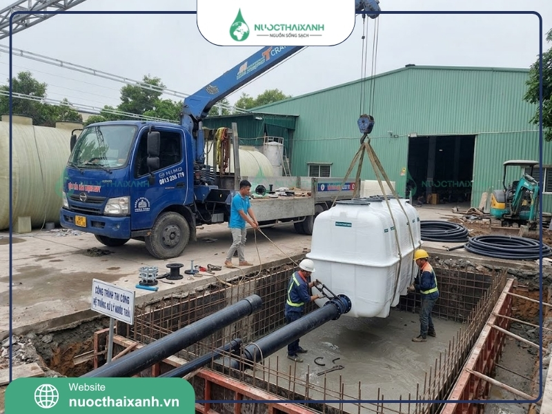 lắp bồn xử lý nước thải đồng nai