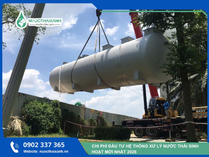 lắp đặt hệ thống xử lý nước thải sinh hoạt