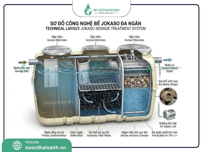 sơ đồ công nghệ jokaso