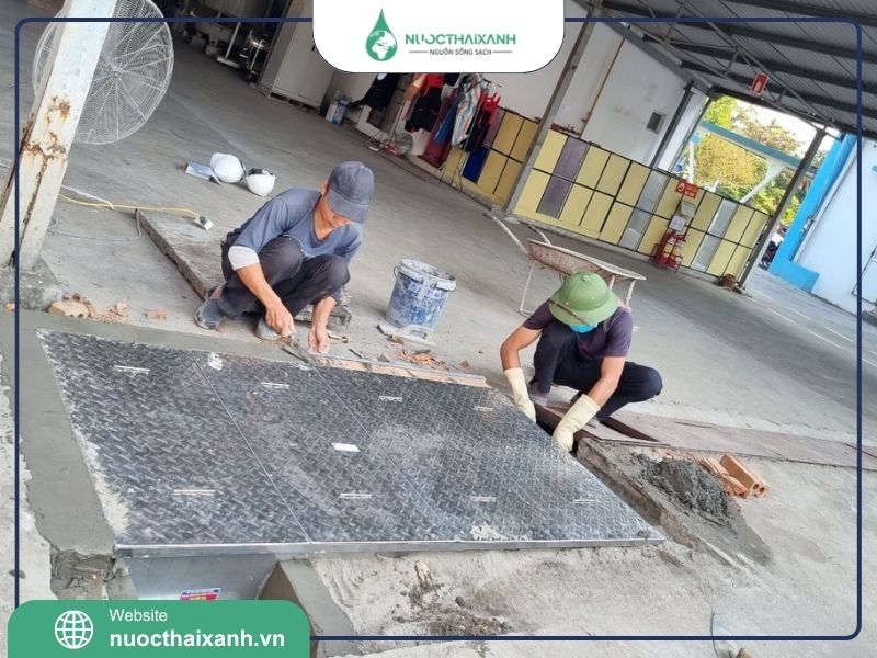 thi công bể tách mỡ