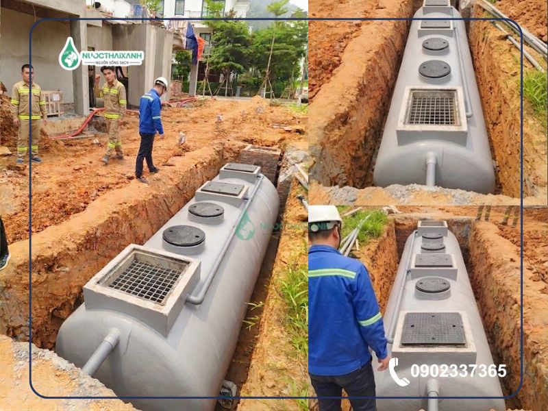 thi công bể xử lý nước thải