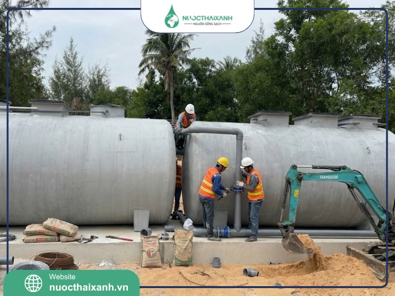 Thi công hệ thống xử lý nước thải