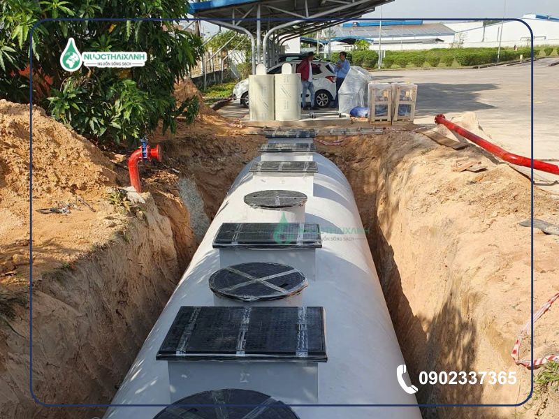 thi công xử lý nước thải 40m3/ngày