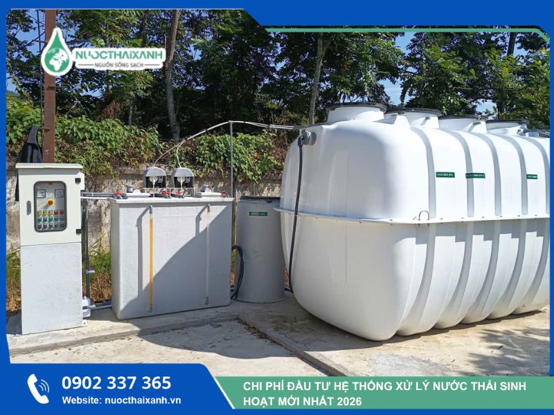 trạm xử lý nước thải sinh hoạt