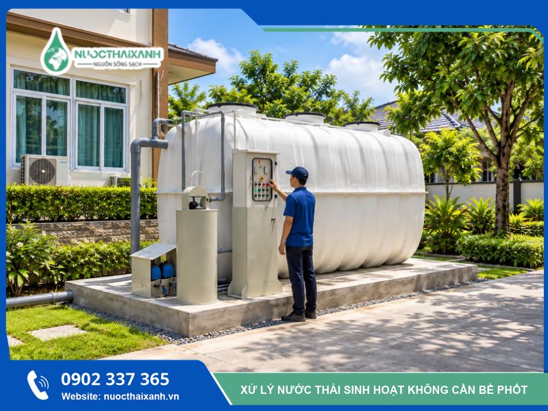 xử lý nước thải sinh hoạt giá rẻ