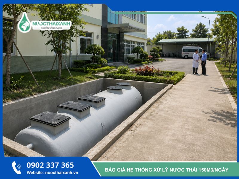 xử lý nước thải 150m3