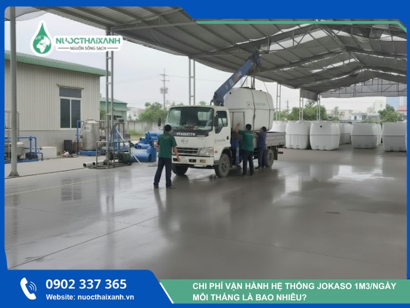xử lý nước thải 1m3 giá rẻ