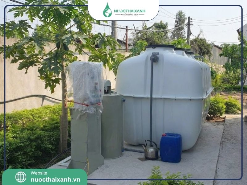 xử lý nước thải 5m3 tại thái bình