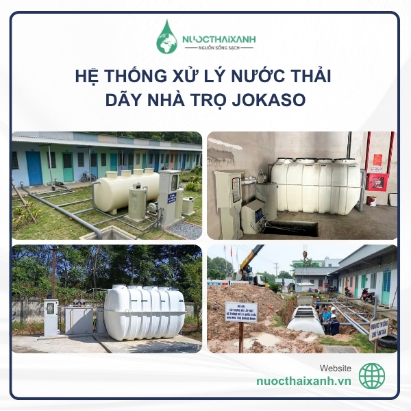 xử lý nước thải dãy trọ
