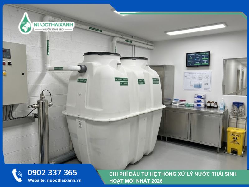 xử lý nước thải sinh hoạt giá rẻ