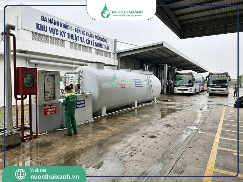 xử lý nước thải tại chỗ bến xe