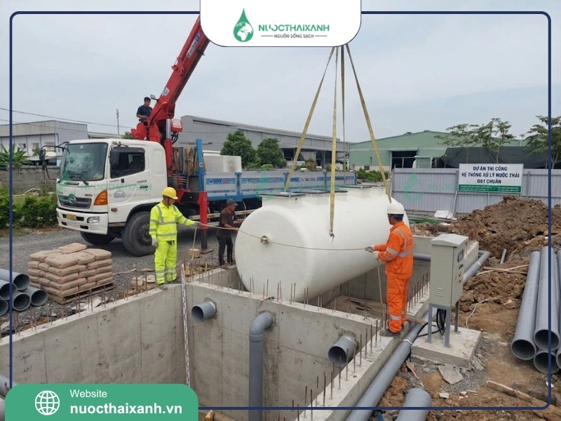 xử lý nước thải tại long an