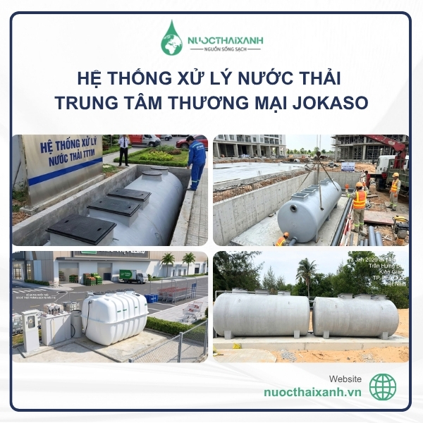 xử lý nước thải trung tâm thương mại