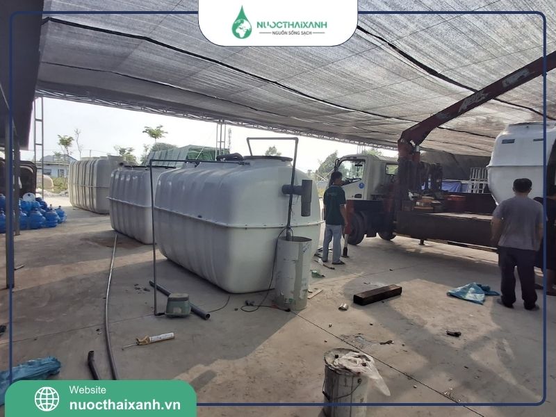 Xưởng sản xuất bể xử lý nước thải