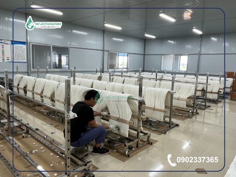 xưởng sản xuất màng lọc mbr